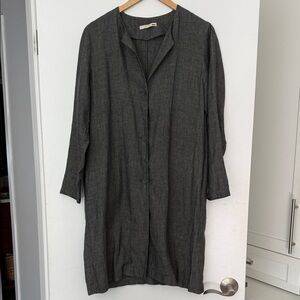 Evam Eva Linen Japanese Overcoat